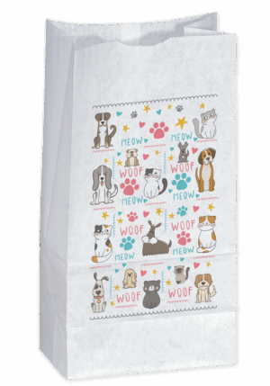 Paper bag for veterinarians
