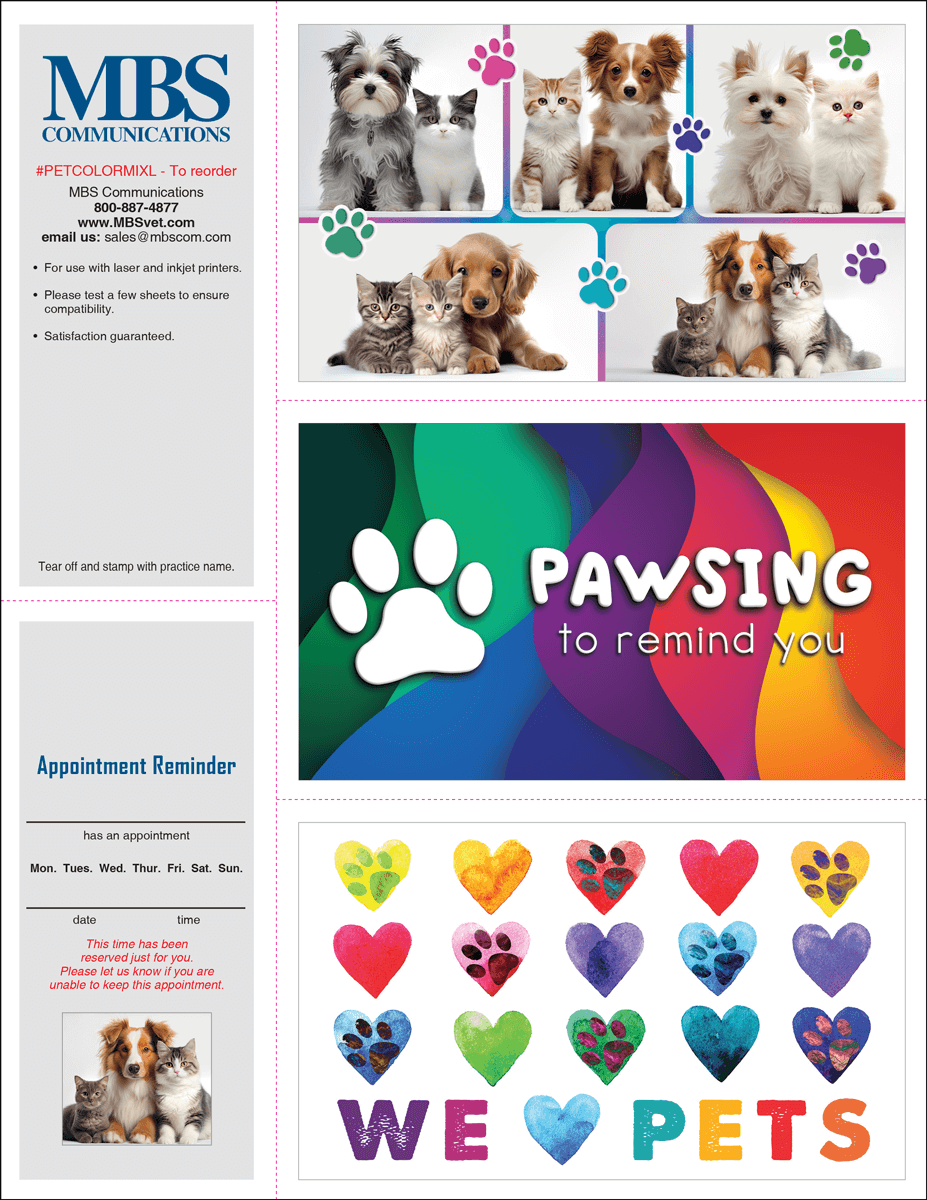 Magnetic Pet Grooming Business Cards  Order a Magnet Business Card for  Your Pet Groomer Business 