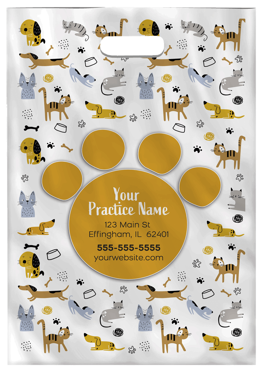 plastic bag for veterinarians