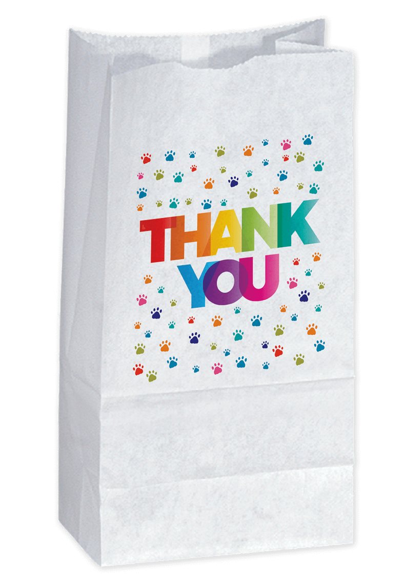 flat bottom paper bag for veterinarians