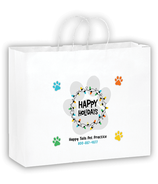flat bottom paper bag for veterinarians