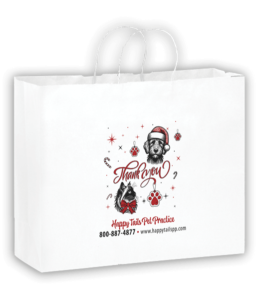 flat bottom paper bag for veterinarians