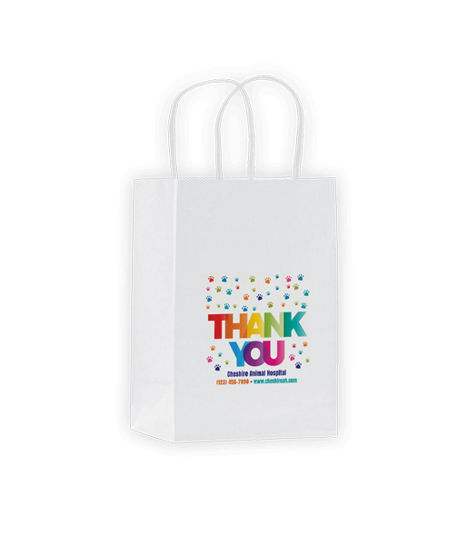 flat bottom paper bag for veterinarians