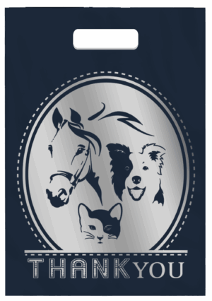 Plastic bag for veterinarians